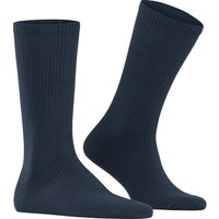 Burlington Herren Socken blau Baumwolle unifarben