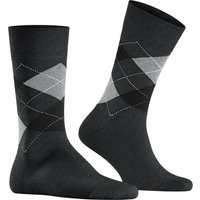 Burlington Herren Socken grau Baumwolle Gemustert