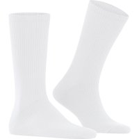 Burlington Herren Socken weiß Baumwolle unifarben