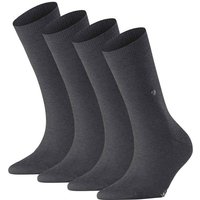 Burlington Kurzsocken Damen Socken 4er Pack – Everyday Kurzstrumpf