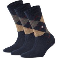Burlington Kurzsocken Damen Socken WHITBY 3er Pack – Kurzstrumpf