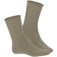 Hudson Basicsocken HOMEPADS (1-Paar) Herren Kuschelsocken mit weichem Vollplüsch und Anti-Rutsch-Sohle