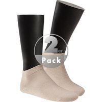 Hudson Herren Socken beige Baumwolle & Mix unifarben