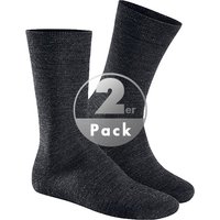 Hudson Herren Socken grau Baumwolle & Mix unifarben