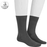 Hudson Herren Socken grau Baumwolle unifarben