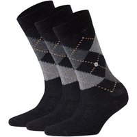 Burlington Kurzsocken Damen Socken WHITBY 3er Pack – Kurzstrumpf