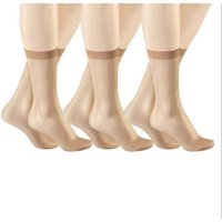 Hudson Basicsocken SIMPLY SHINE 15 3-PACK (3-Paar) Schimmernde Langsöckchen im Dreierpack