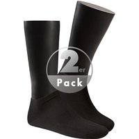 Hudson Herren Sneakersocken schwarz Baumwolle unifarben