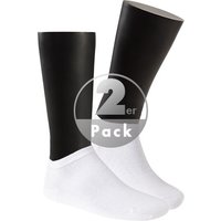 Hudson Herren Sneakersocken weiß Baumwolle unifarben