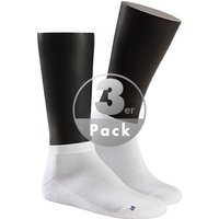 Hudson Herren Sneakersocken weiß Baumwolle unifarben