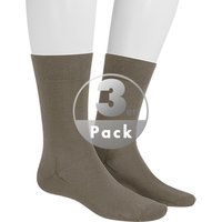 Hudson Herren Socken beige Baumwolle unifarben