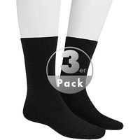 Hudson Herren Socken schwarz Baumwolle unifarben