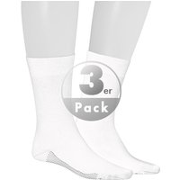 Hudson Herren Socken weiß Baumwolle unifarben