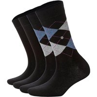 Burlington Kurzsocken Damen Socken Everyday Mix 4er Pack - Raute und Hersteller: Burlington Bestellnummer:4262467951868