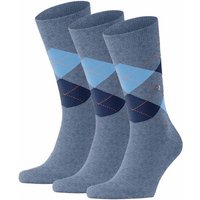 Burlington Kurzsocken Herren Socken 3er Pack – Blackpool, Baumwolle