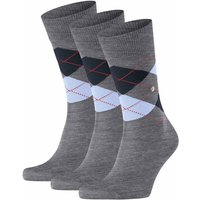 Burlington Kurzsocken Herren Socken 3er Pack - Manchester