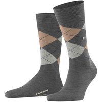 Burlington Kurzsocken Herren Socken EDINBURGH - Rautenmuster