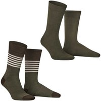 Hudson Basicsocken Plain 2-Pack (2-Paar) Herren Socken im Doppelpack Hersteller: Hudson Bestellnummer:4037381926960