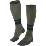 FALKE Compression Energy Trekking-Kniestrümpfe Herren 7756 – calla green 39-42 W3