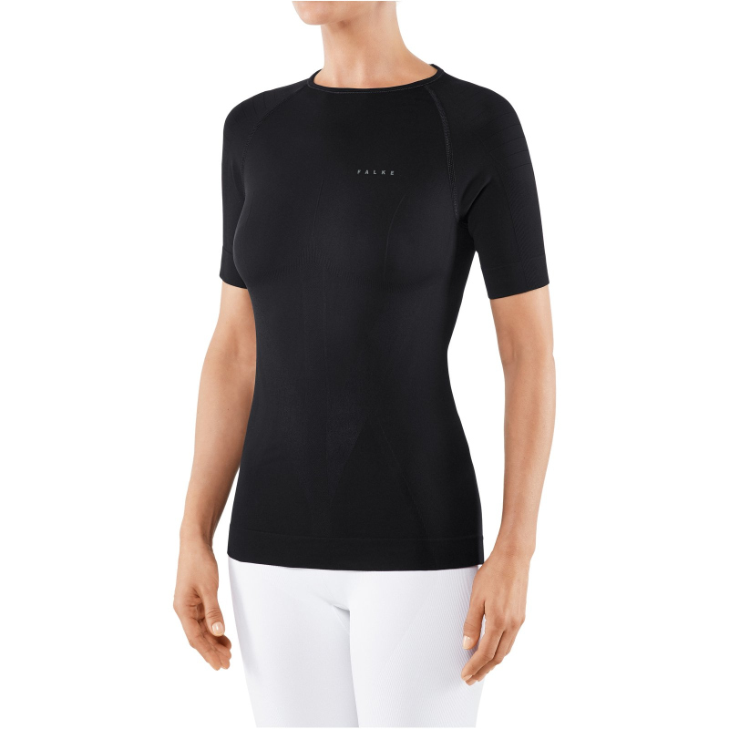 FALKE Funktionsshirt kurzarm Warm Damen black M