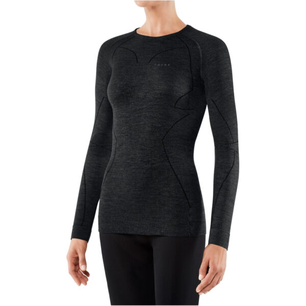 FALKE Langarmshirt Wool-Tech Damen black XS Hersteller: Falke Bestellnummer: