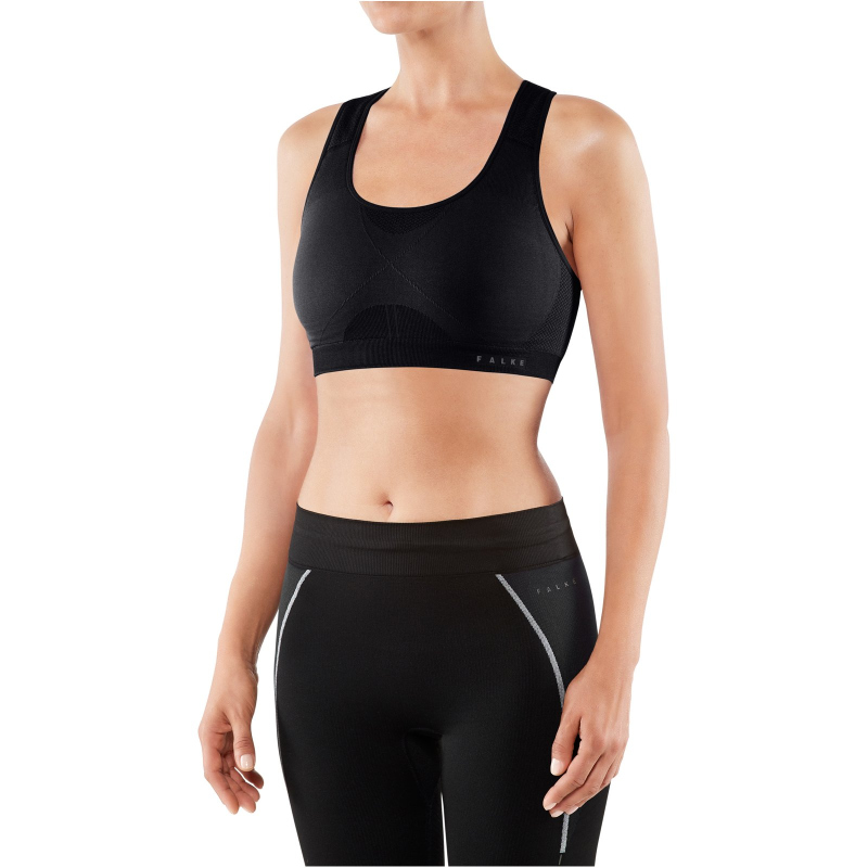 FALKE Madison Low Support Sport-BH Damen black L