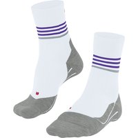 FALKE RU4 Quarter Laufsocken Damen 2028 – white-neon red 37-38