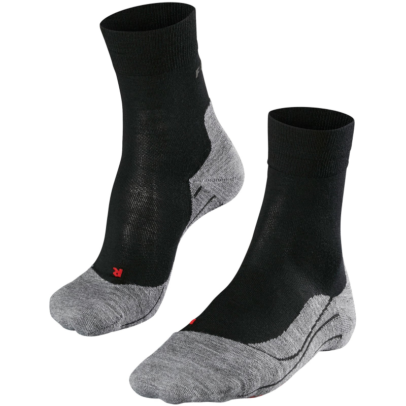 FALKE RU4 Wool Laufsocken Damen black/mix 35-36