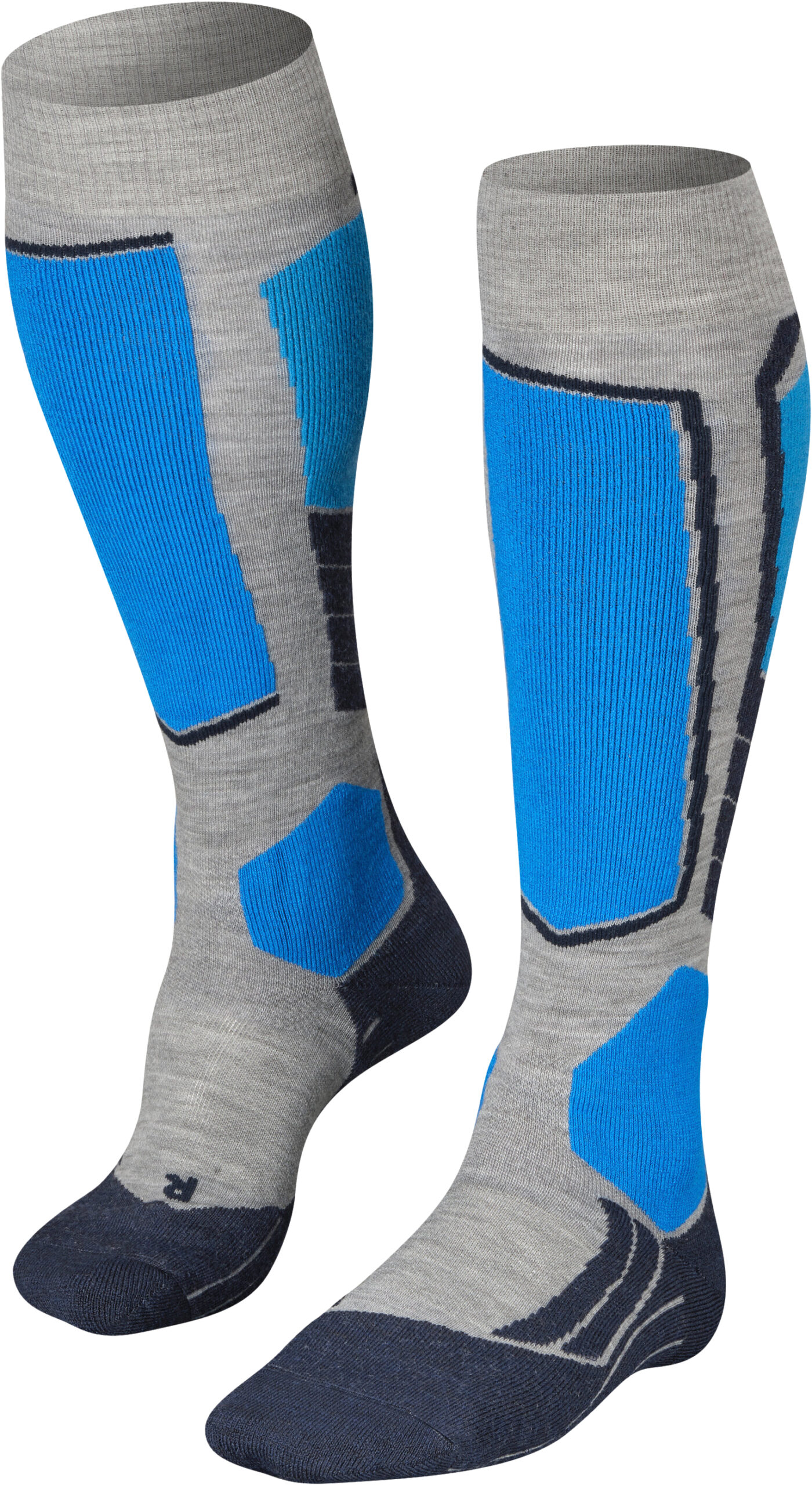 FALKE SK2 Intermediate Skisocken, mittelstarke Polsterung, für Herren, blau, 42/43