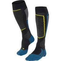 FALKE SK2 Intermediate Skisocken, mittelstarke Polsterung, für Herren, grau, 46-48