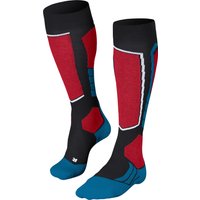 FALKE SK2 Intermediate Skisocken, mittelstarke Polsterung, für Herren, rot, 44/45