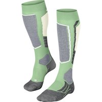 FALKE SK2 Intermediate Skisocken, mittlere Polsterung, für Damen, grau, 39/40