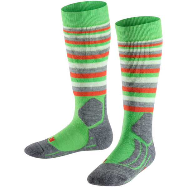 FALKE SK2 Stripe Skisocken Kinder vivid/green 23-26 Hersteller: Falke Bestellnummer: