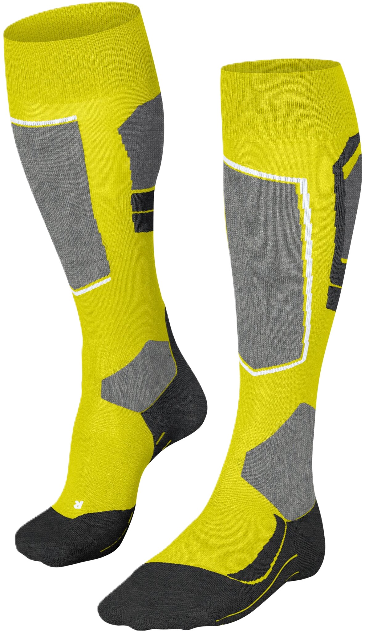 FALKE SK4 Advanced Sportsocken, Feuchtigkeitstransport, für Herren, gelb, 44/45