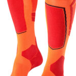 FALKE SK4 Advanced Sportsocken, Feuchtigkeitstransport, für Herren, orange, 39-41