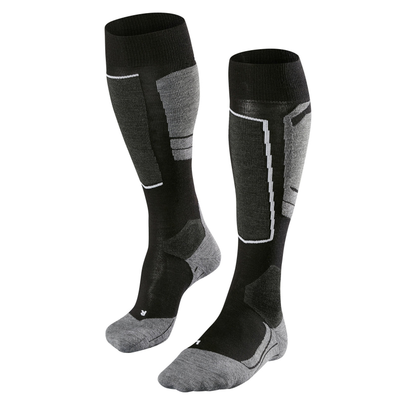 FALKE SK4 Damen Ski Socken schwarz 35-36