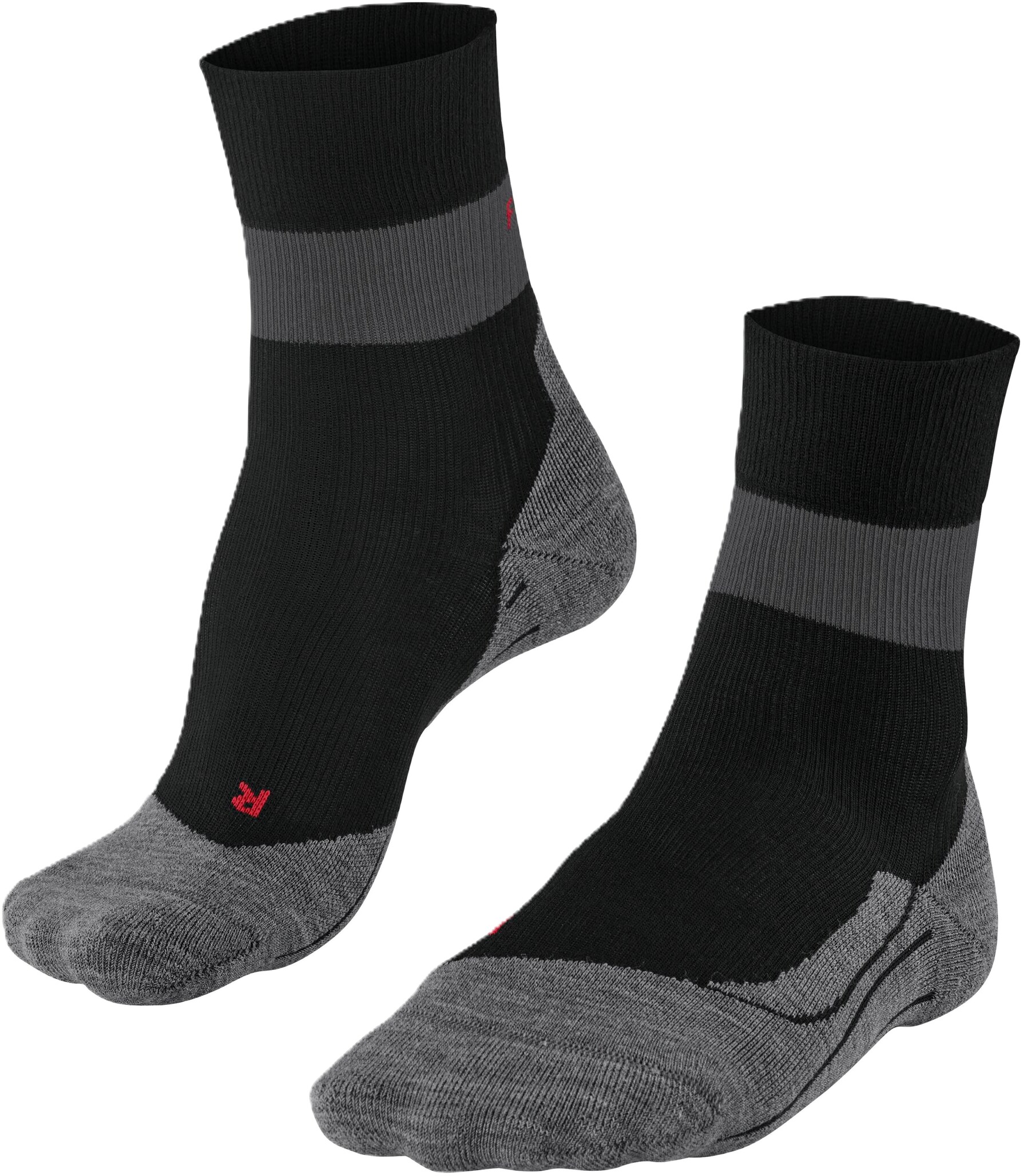 FALKE Sportsocken „RU Compression Stabilizing“, Polsterung, feuchtigkeitsableitend, für Damen, schwarz, 41/42