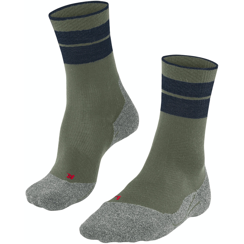 FALKE Stabilizing Merinowolle Trekkingsocken Herren 7756 – calla green 39-41