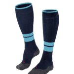 FALKE TK Compression Energy Kniestrümpfe, Kompressionszonen, feuchtigkeitsableitend, für Herren, blau, 43-46 W4