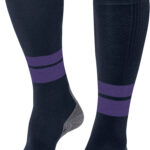 FALKE TK Compression Energy Trekkingsocken, Kompressionszonen, durchblutungsfördernd, für Damen, blau, 35-38 W2