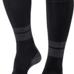 FALKE TK Compression Energy Trekkingsocken, Kompressionszonen, durchblutungsfördernd, für Damen, schwarz, 35-38 W1