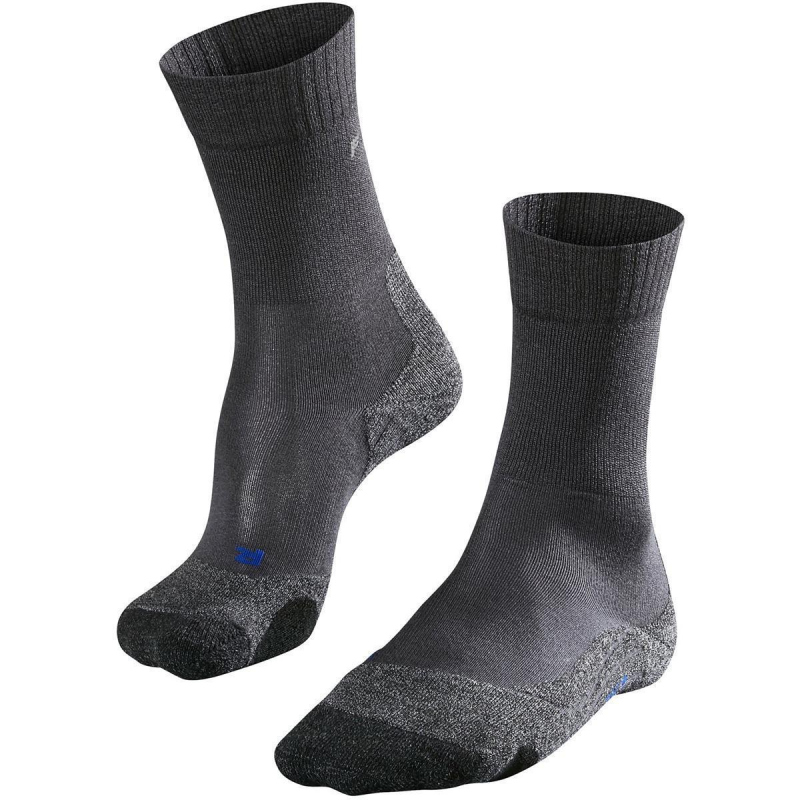 FALKE TK2 Cool Trekkingsocken Damen asphalt melange 41-42