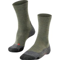 FALKE TK2 Explor Trekkingsocken, feuchtigkeitsableitend, für Herren, grün, 44/45