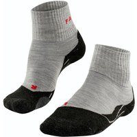 FALKE TK2 Explore Ankle Trekkingsocken Damen light grey 35-36