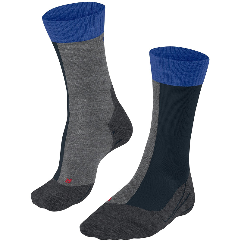 FALKE TK2 Explore Trekkingsocken Herren 3270 – grey mel. 39-41