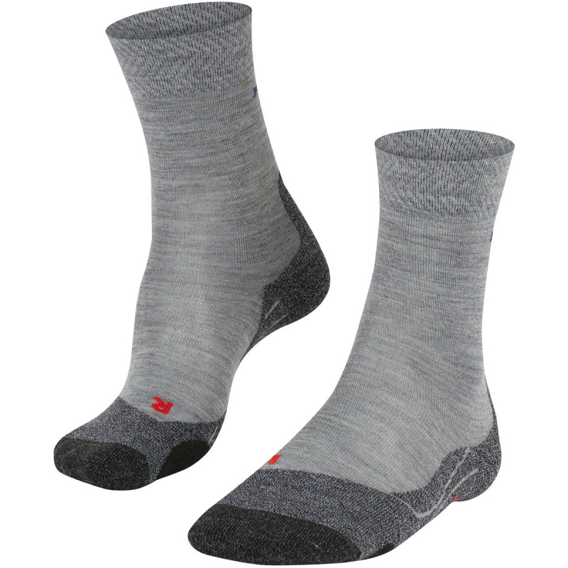 FALKE TK2 Melange Trekkingsocken Damen m.grey mel 35-36