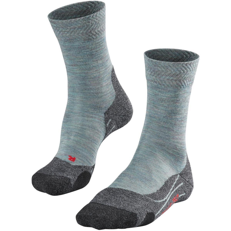 FALKE TK2 Melange Trekkingsocken Damen smoke blue 35-36