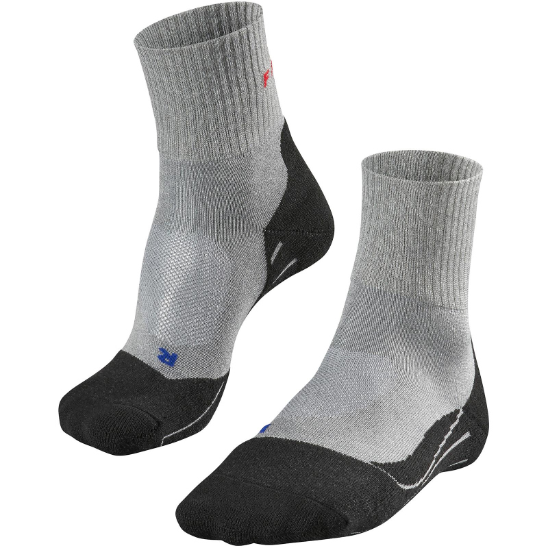 FALKE TK2 Short Cool Trekkingsocken 3403 – light grey 39-41