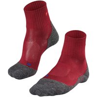 FALKE TK2 Short Cool Trekkingsocken Damen ruby 41-42