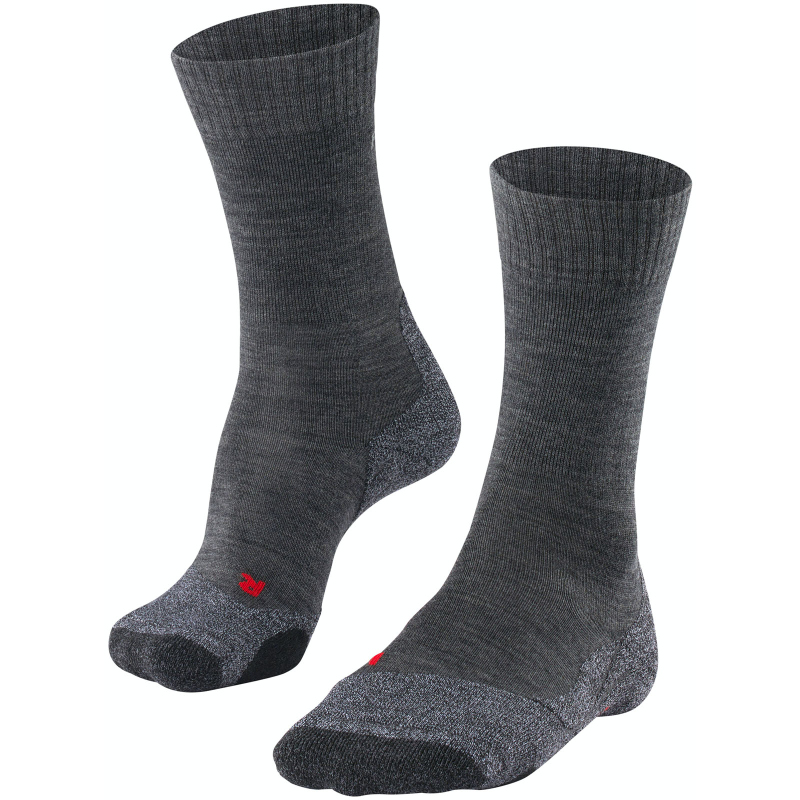 FALKE TK2 Trekkingsocken Damen 3180 – asphalt mel. 43-44